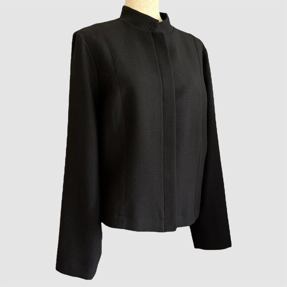 J. McLaughlin Structured Jacket Size 14 Minimalist Capsule Old Money Made in USA - Picture 2 of 11